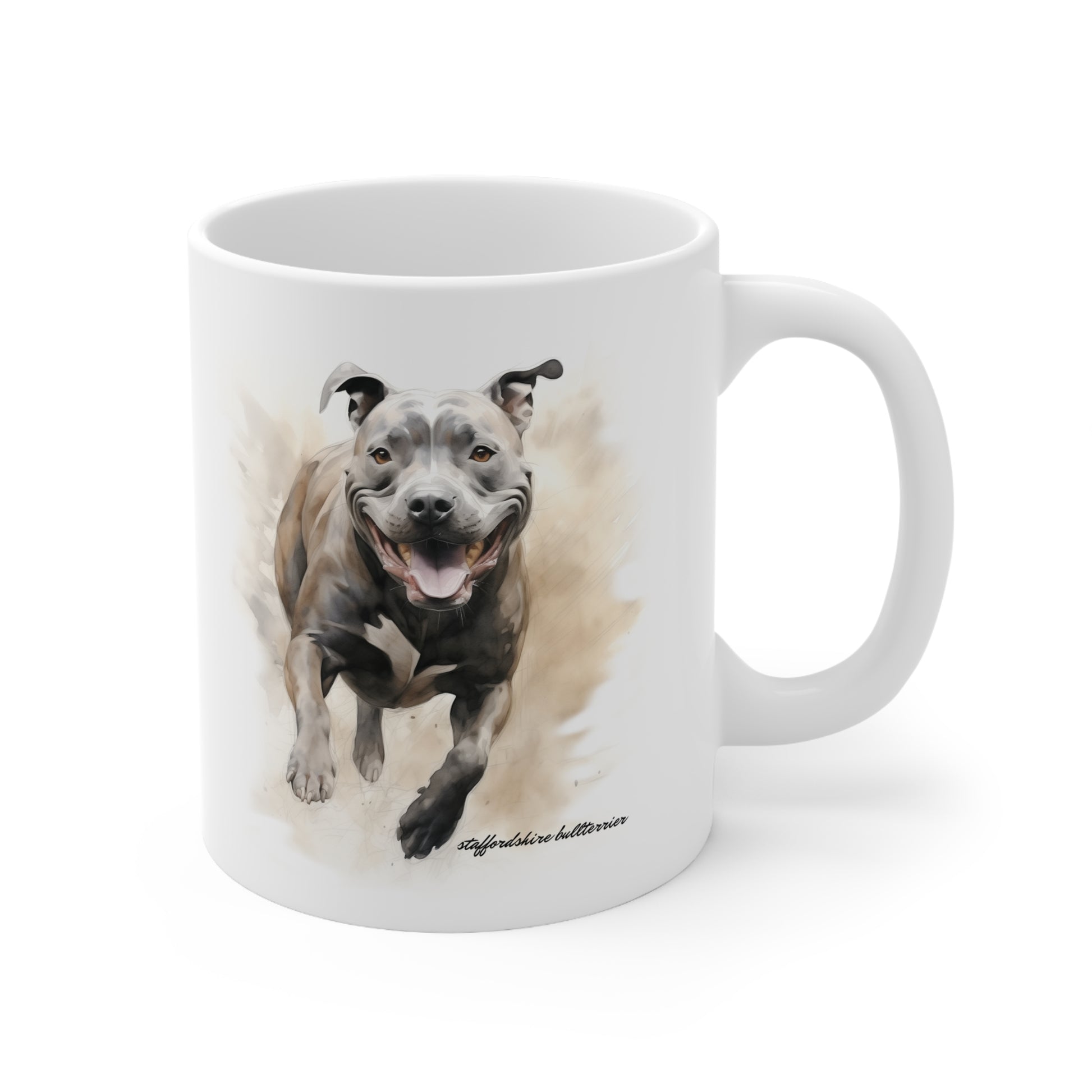 Beautiful Staffordshire Bull Terrier Mug Print