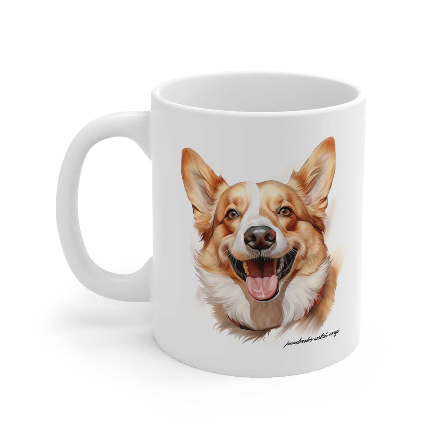 Cute Pembroke Welsh Corgi Printed on a Mug