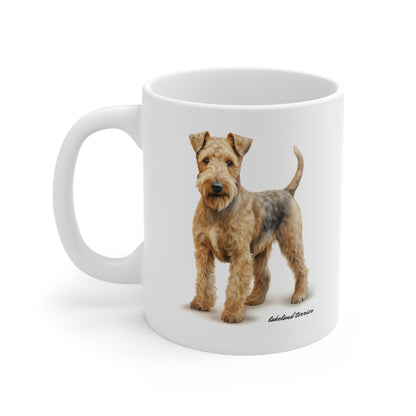 Cute Lakeland Terrier White Mug