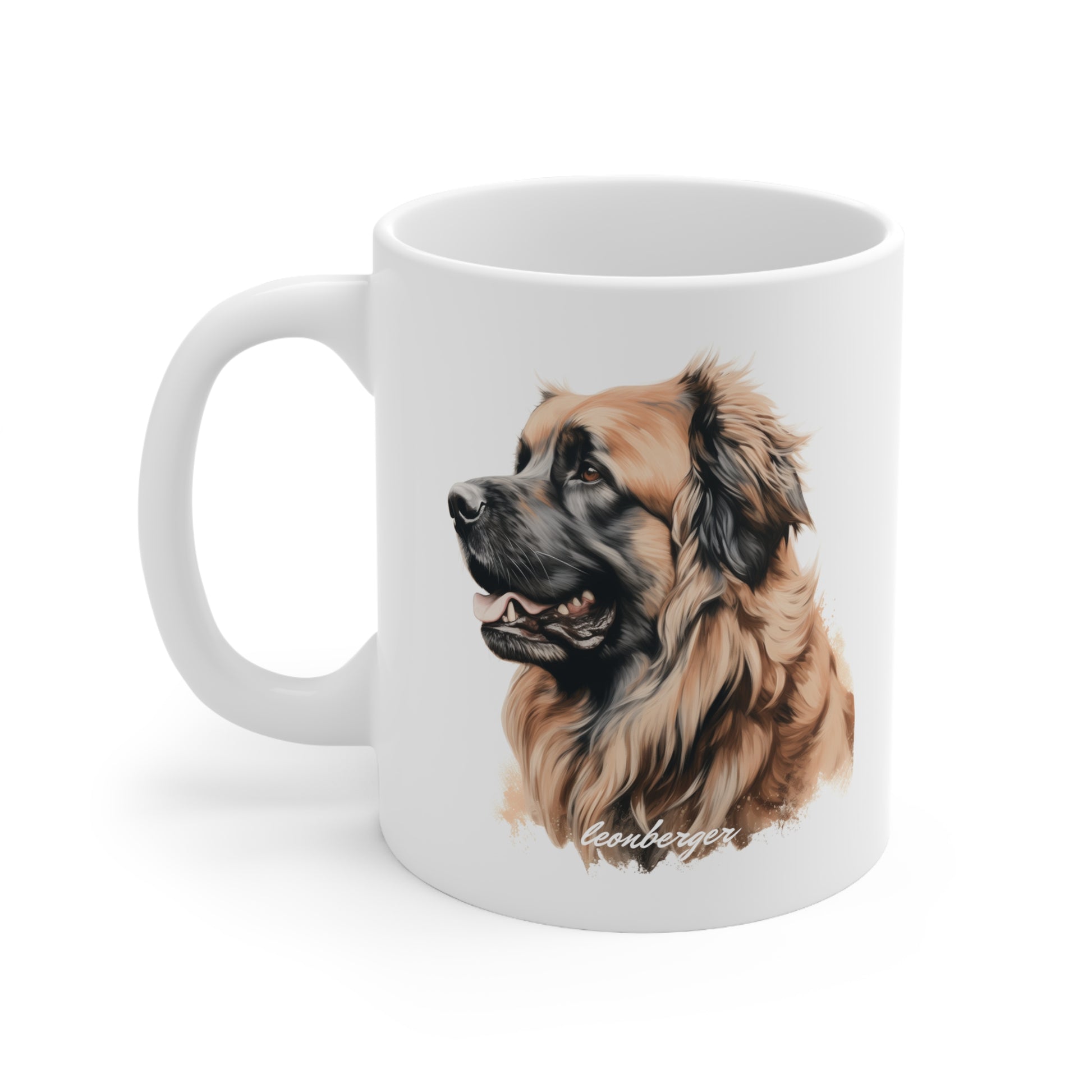 Beautiful Leonberger Printed on a White Mug