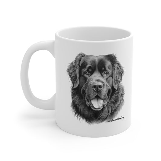 Beautiful Newfoundland Dog Breed Printed on Mug