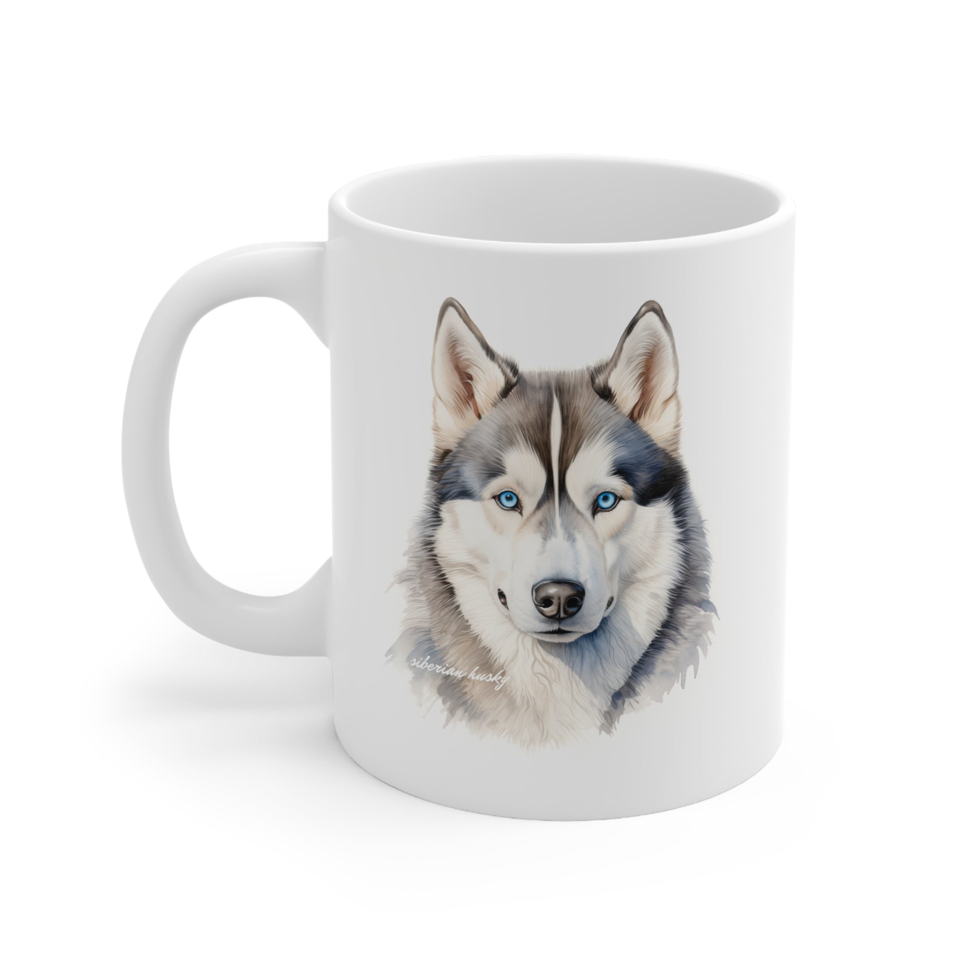 Beautiful Siberian Husky Mug Print