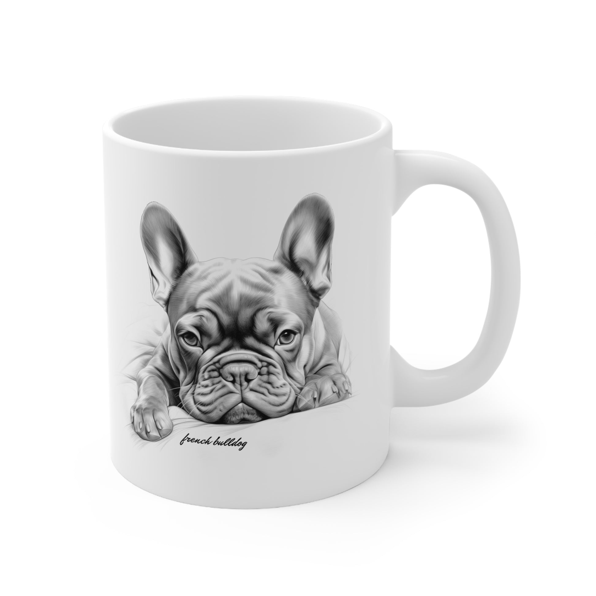 Cute French Bulldog Mug Print