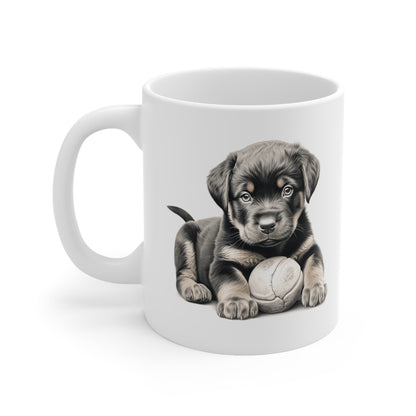 Rottweiler Printed Art on a Mug