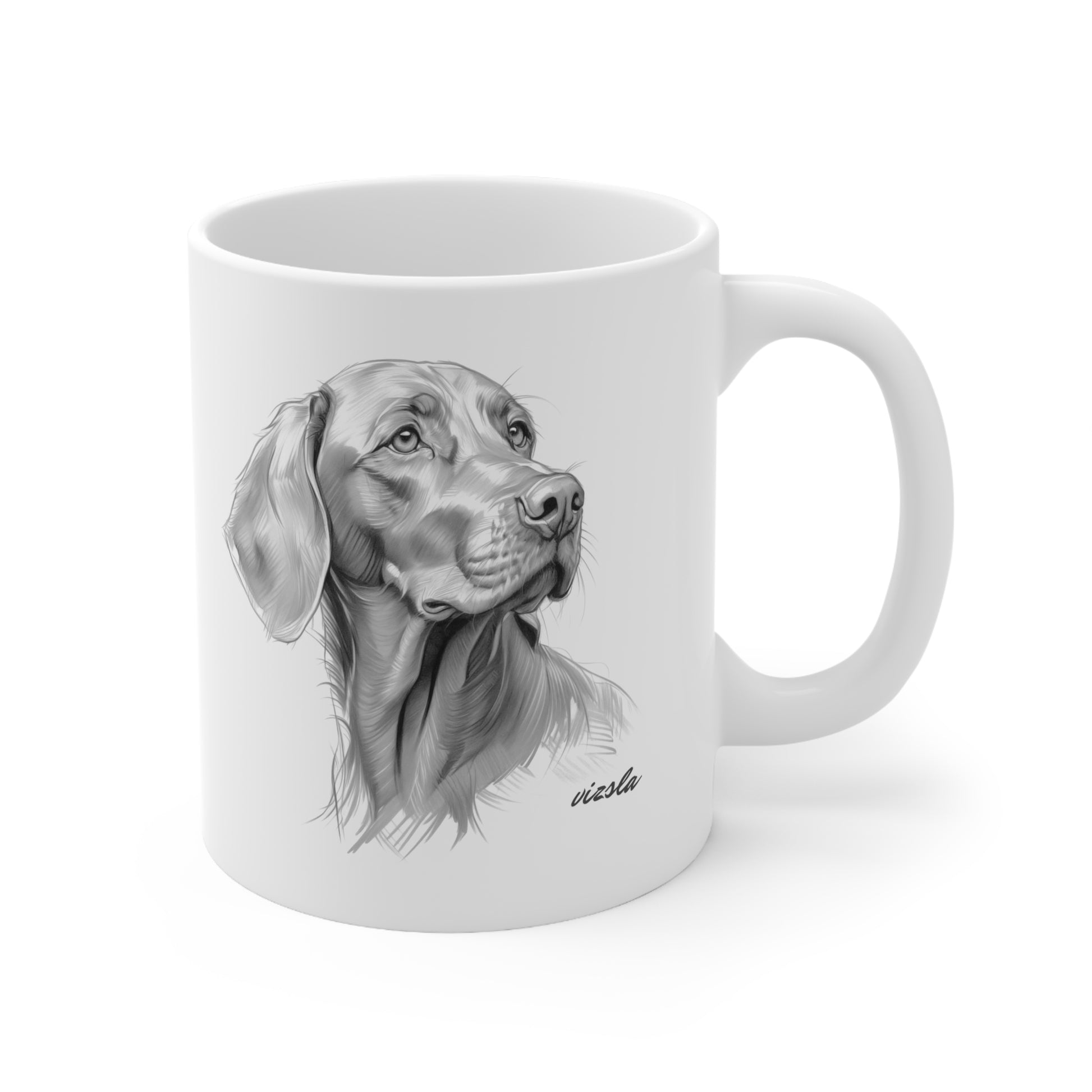 Beautiful Vizsla White Mug Present