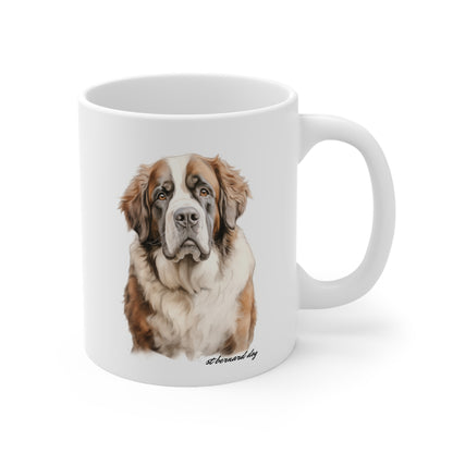 Beautiful Saint Bernard Mug Print