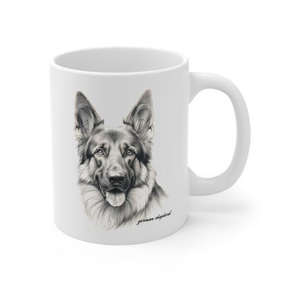 German Shepherd Mug Print