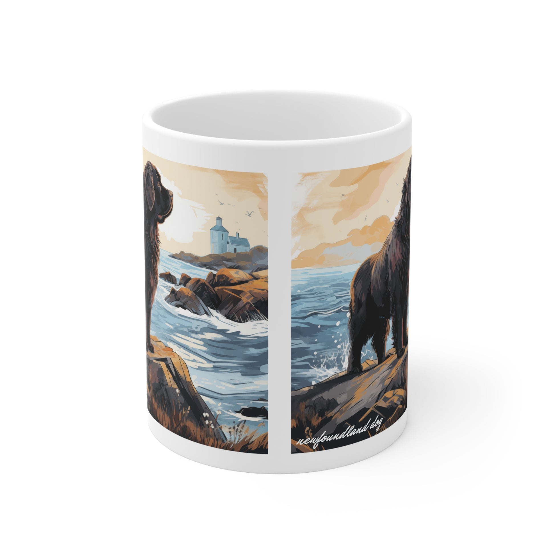 Beautiful Newfoundland Dog Breed Printed on Mug