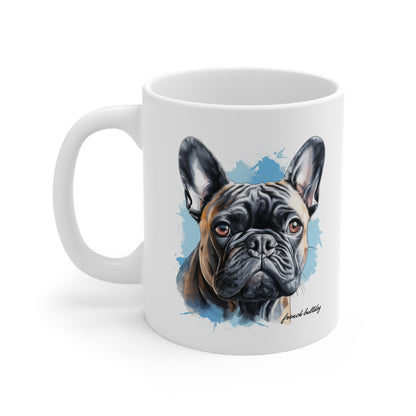 Cute French Bulldog Mug Print