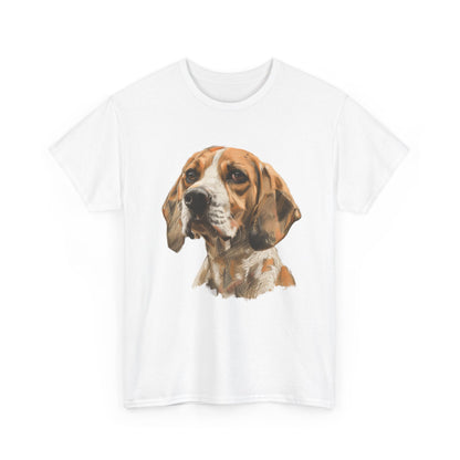 Beautiful Beagle White T-shirt Art Print