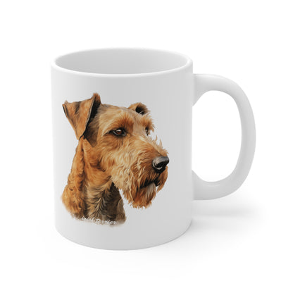 Irish  Terrier White Mug