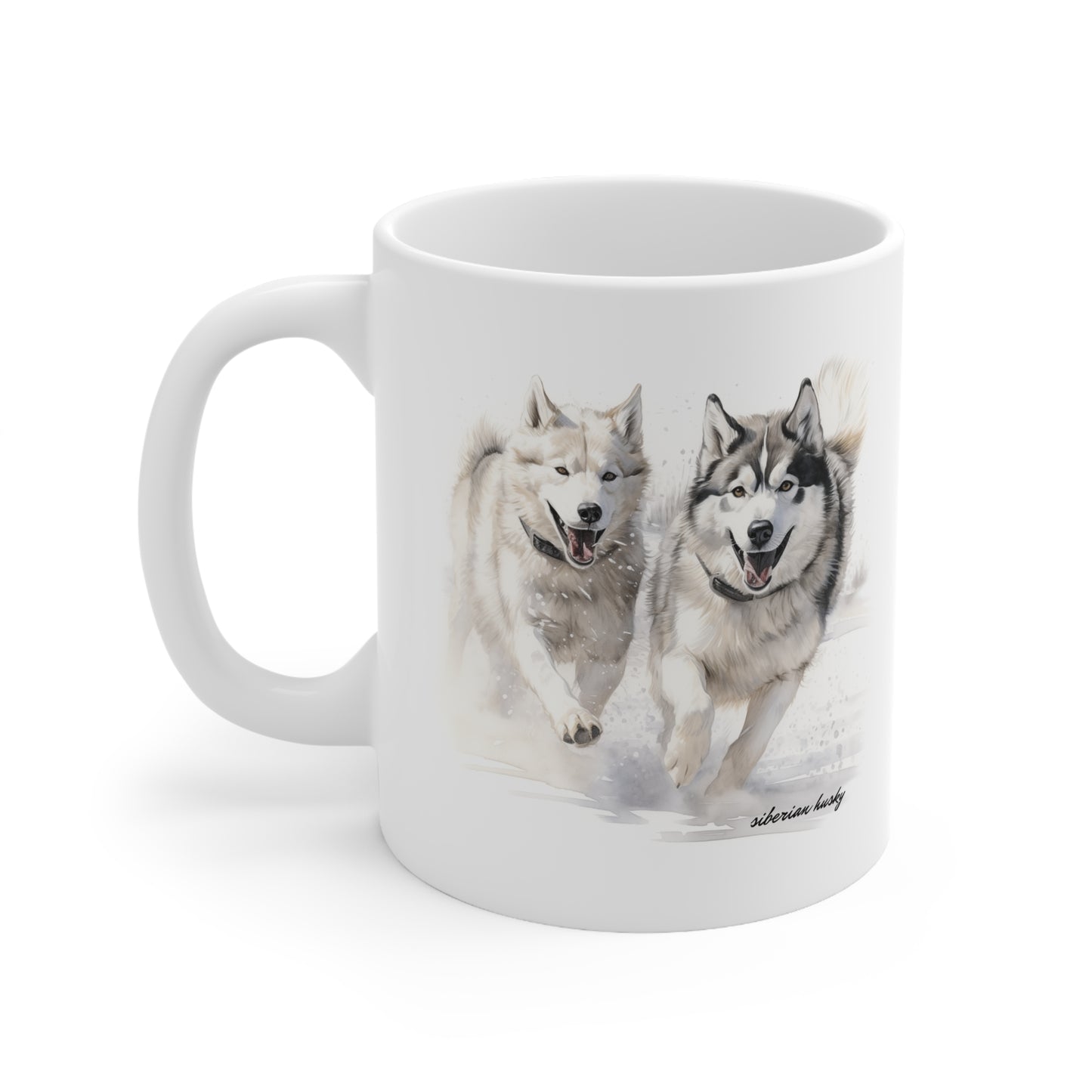 Beautiful Siberian Husky Mug Print