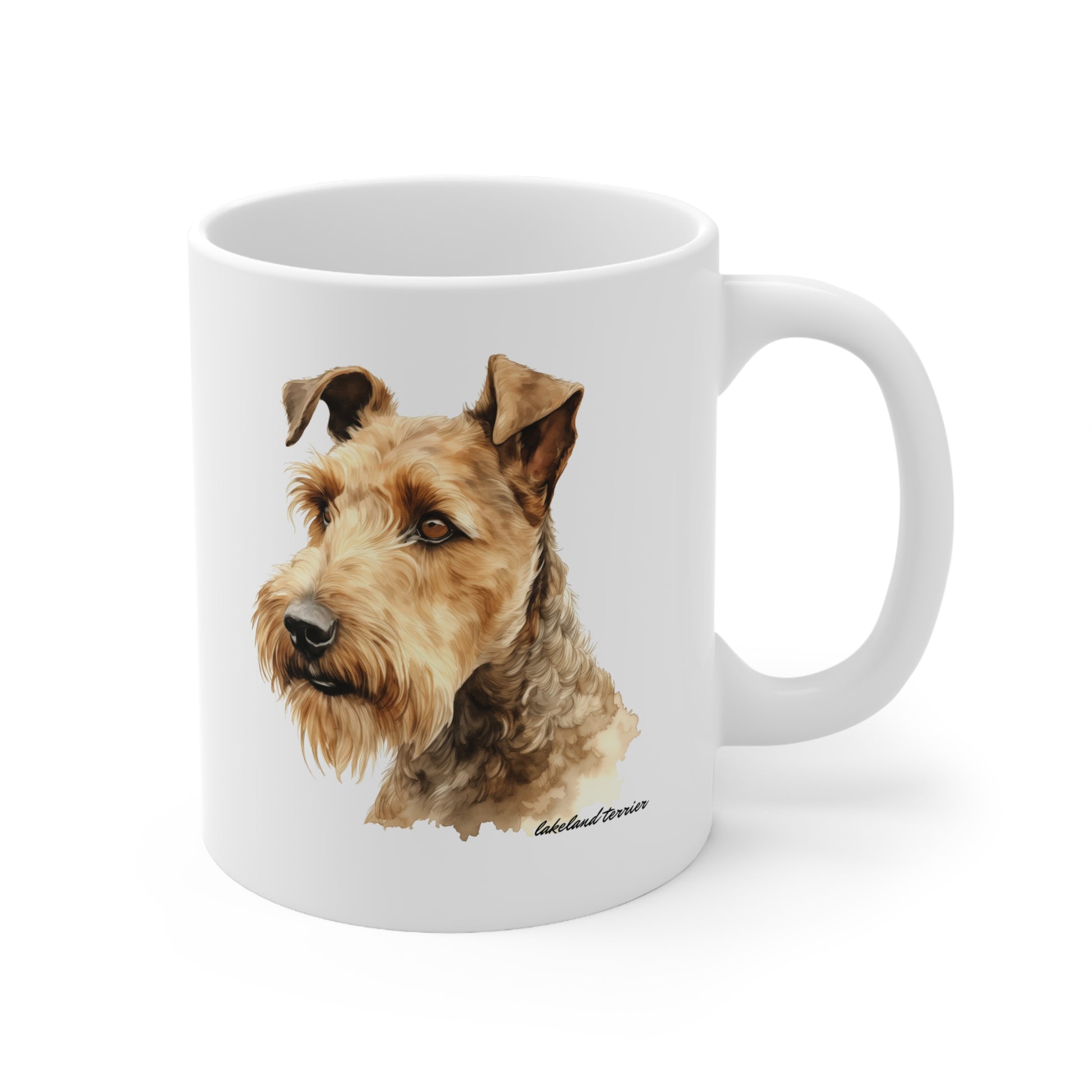 Cute Lakeland Terrier White Mug