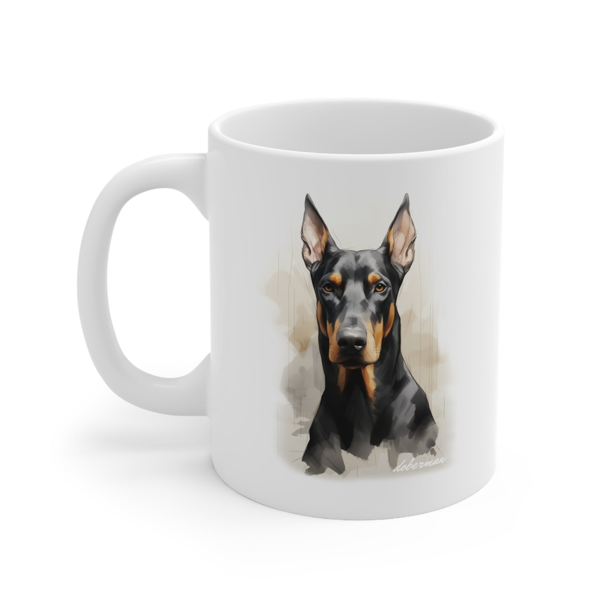 Stunning Doberman Dog Printed on Mug