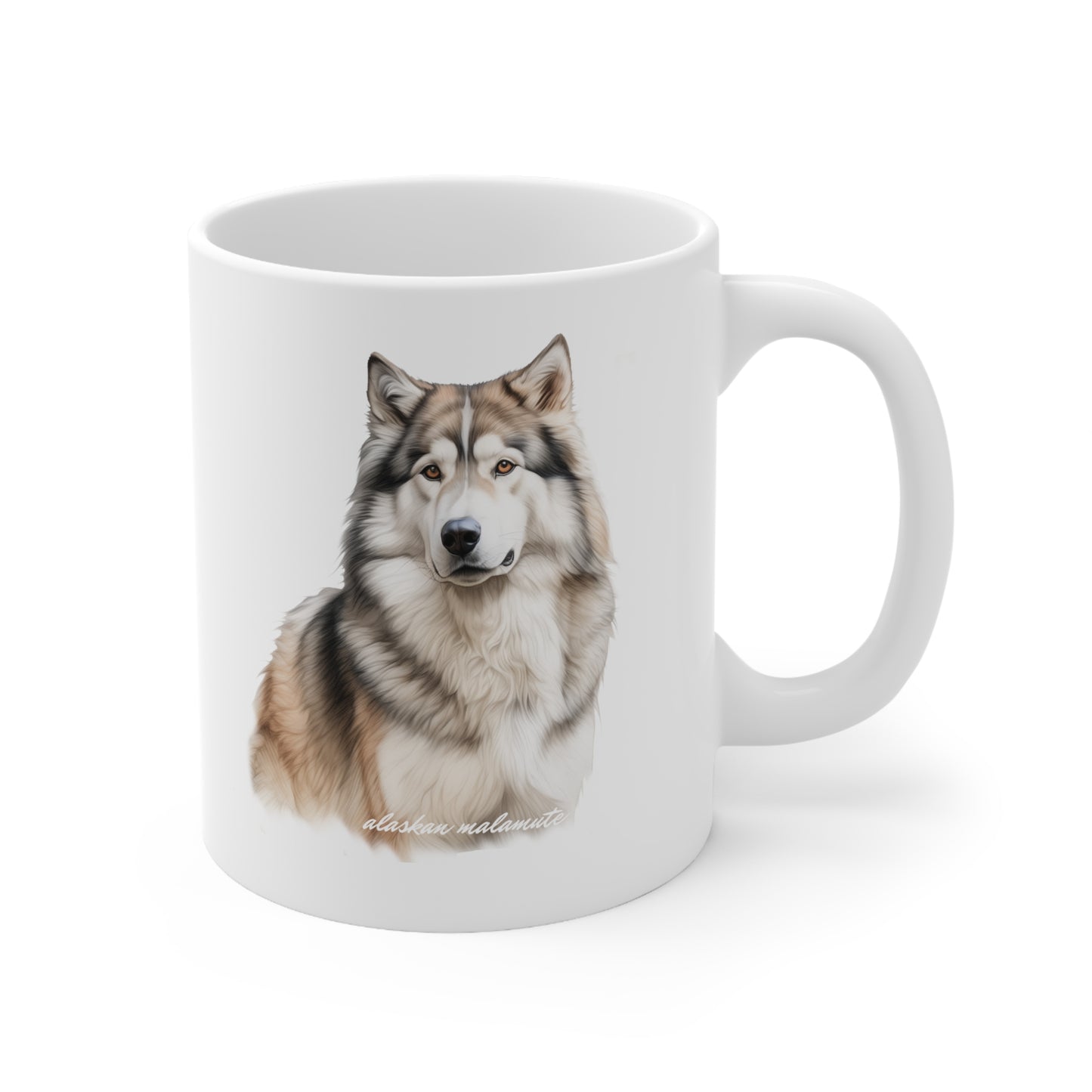 Alaskan Malamute White Mug Present