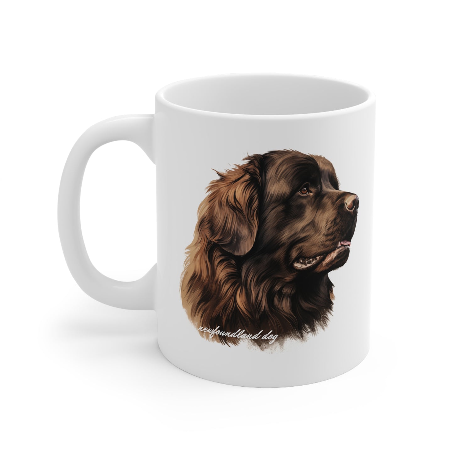 Beautiful Newfoundland Dog Breed Printed on Mug