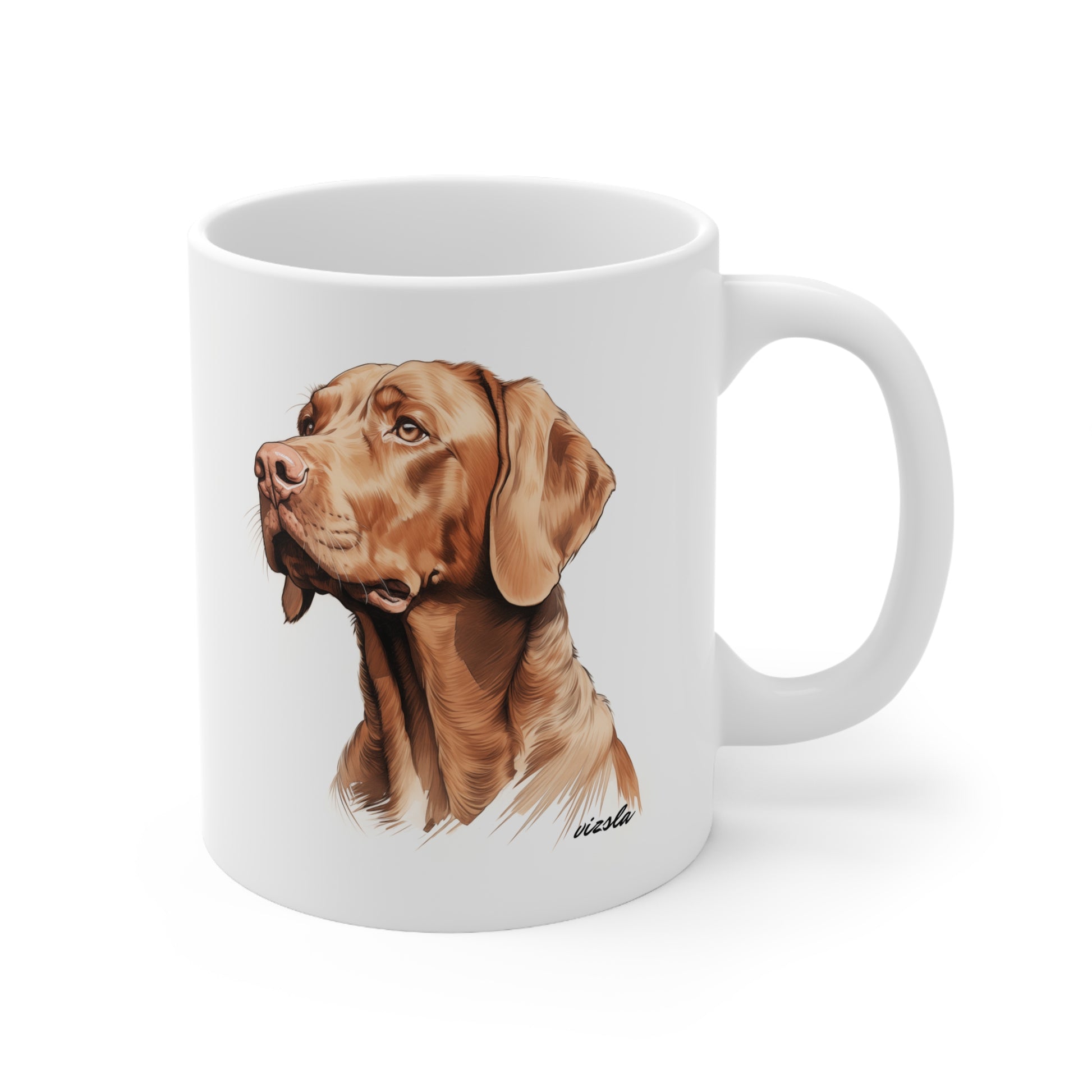 Beautiful Vizsla White Mug Present