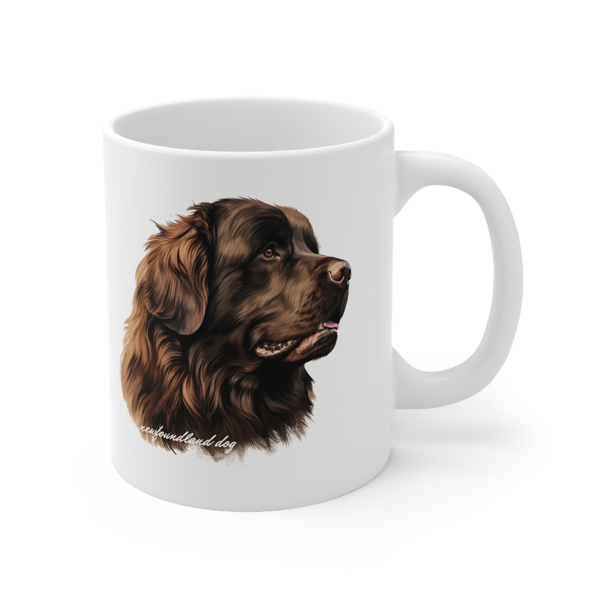 Beautiful Newfoundland Dog Breed Printed on Mug