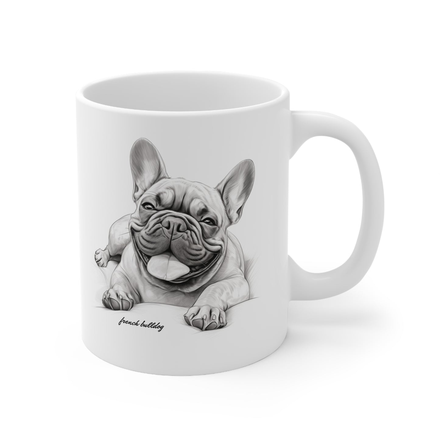 Cute French Bulldog Mug Print