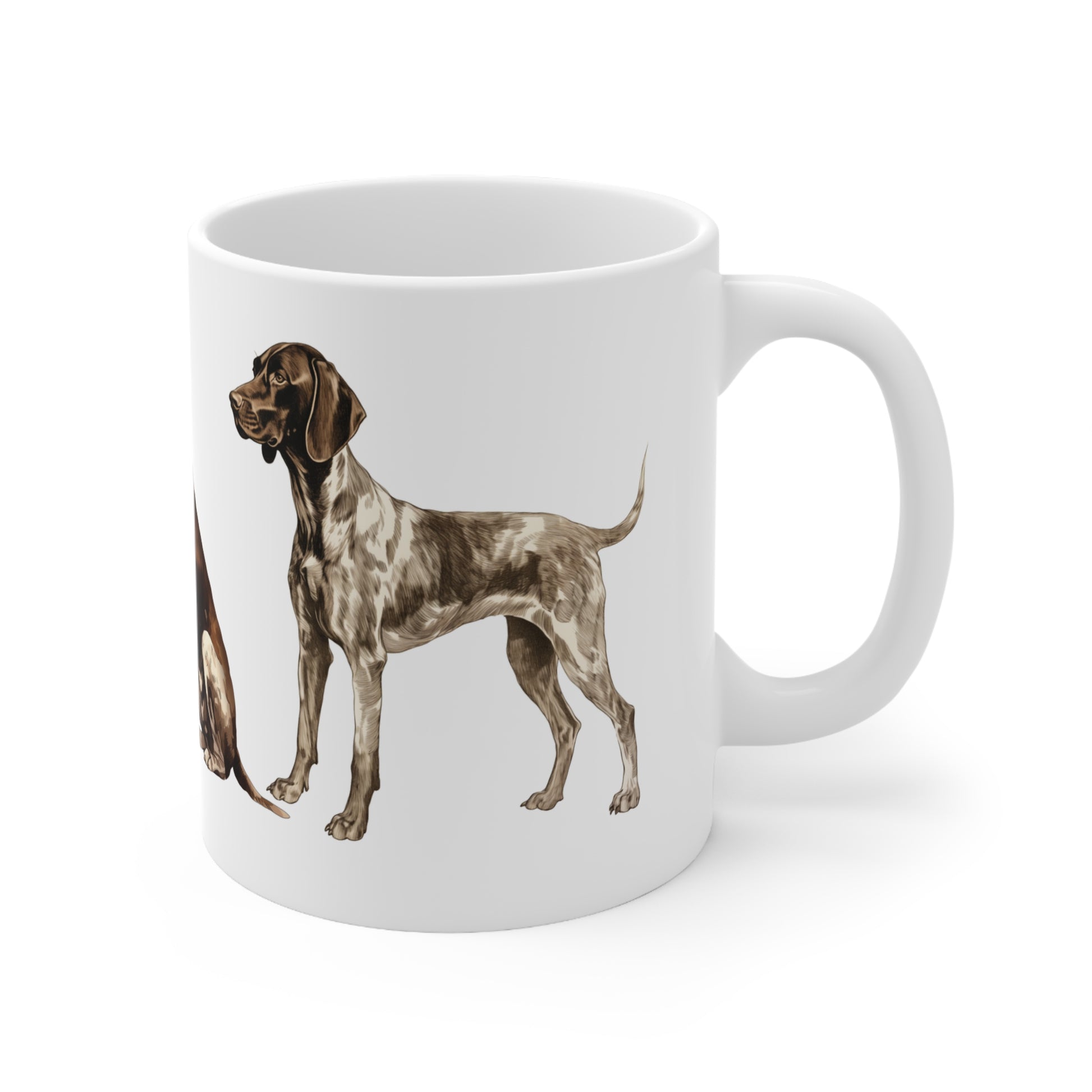 German Shorthair Pointer White Mug Print