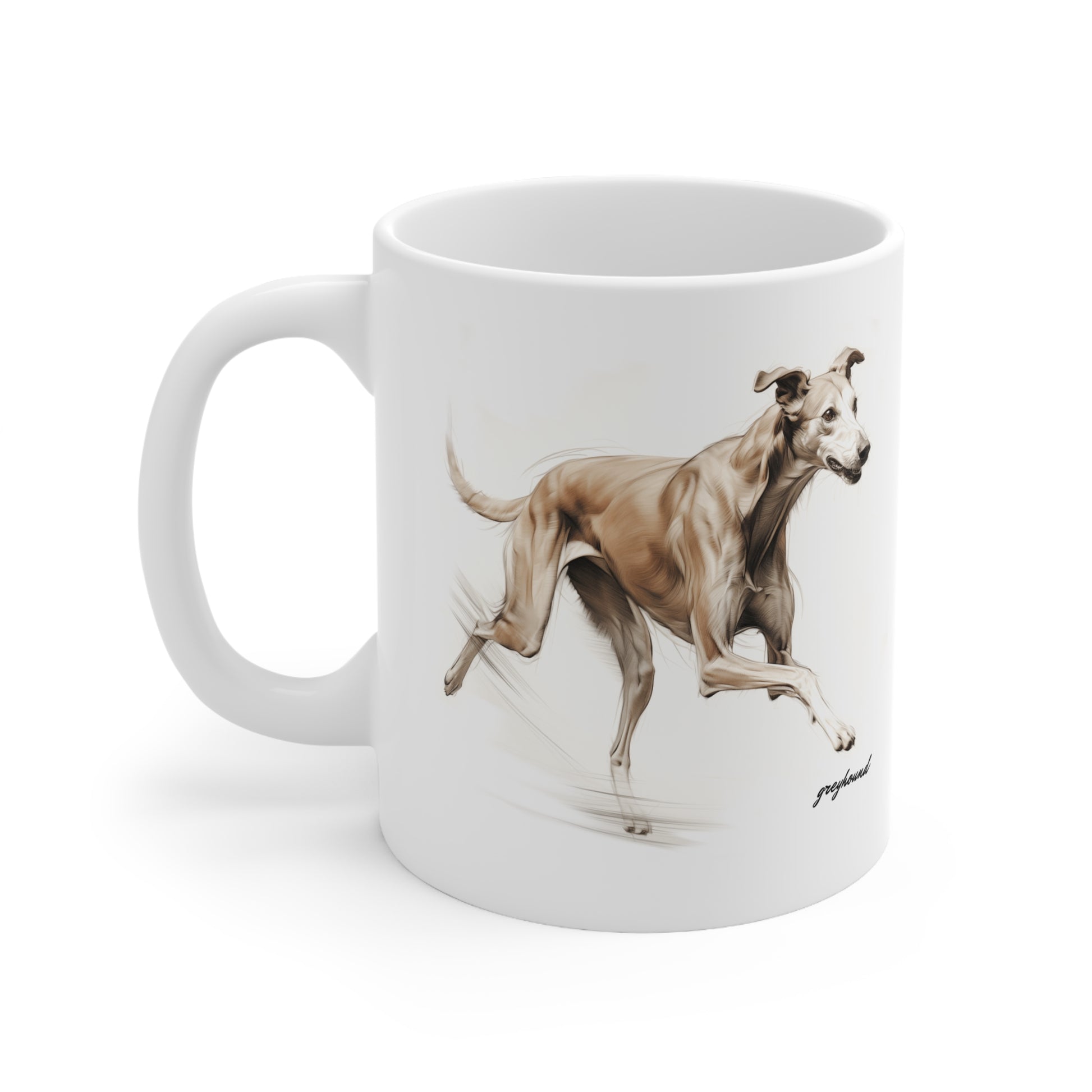 Beautiful Greyhound Mug Print