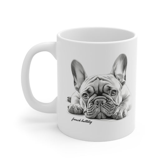 Cute French Bulldog Mug Print