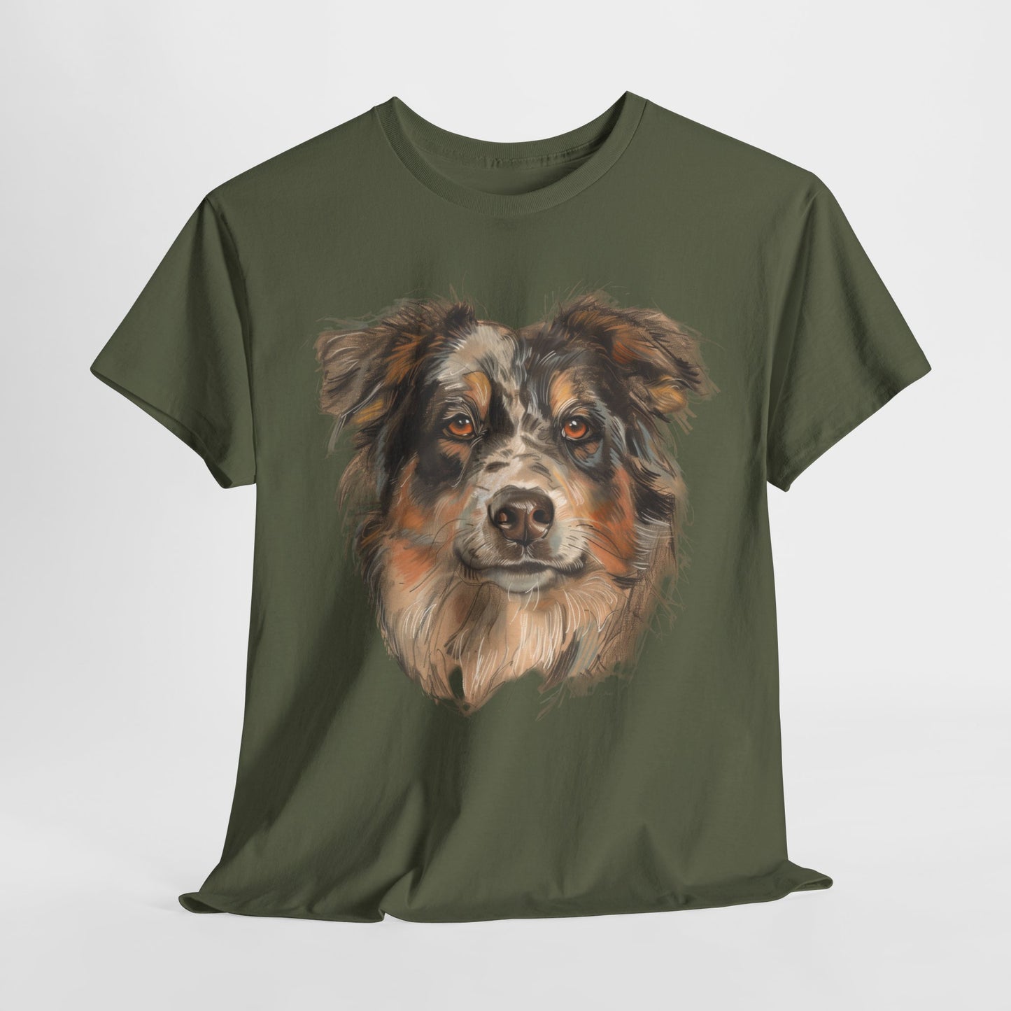 Beautiful Australian Shepherd T-shirt Printed Design