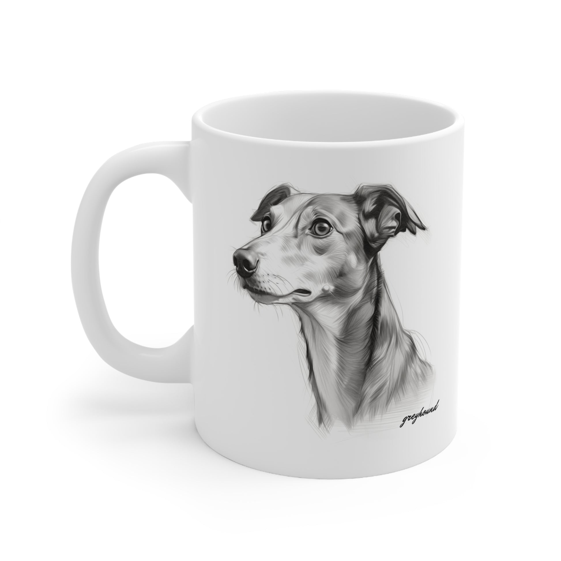 Beautiful Greyhound Mug Print