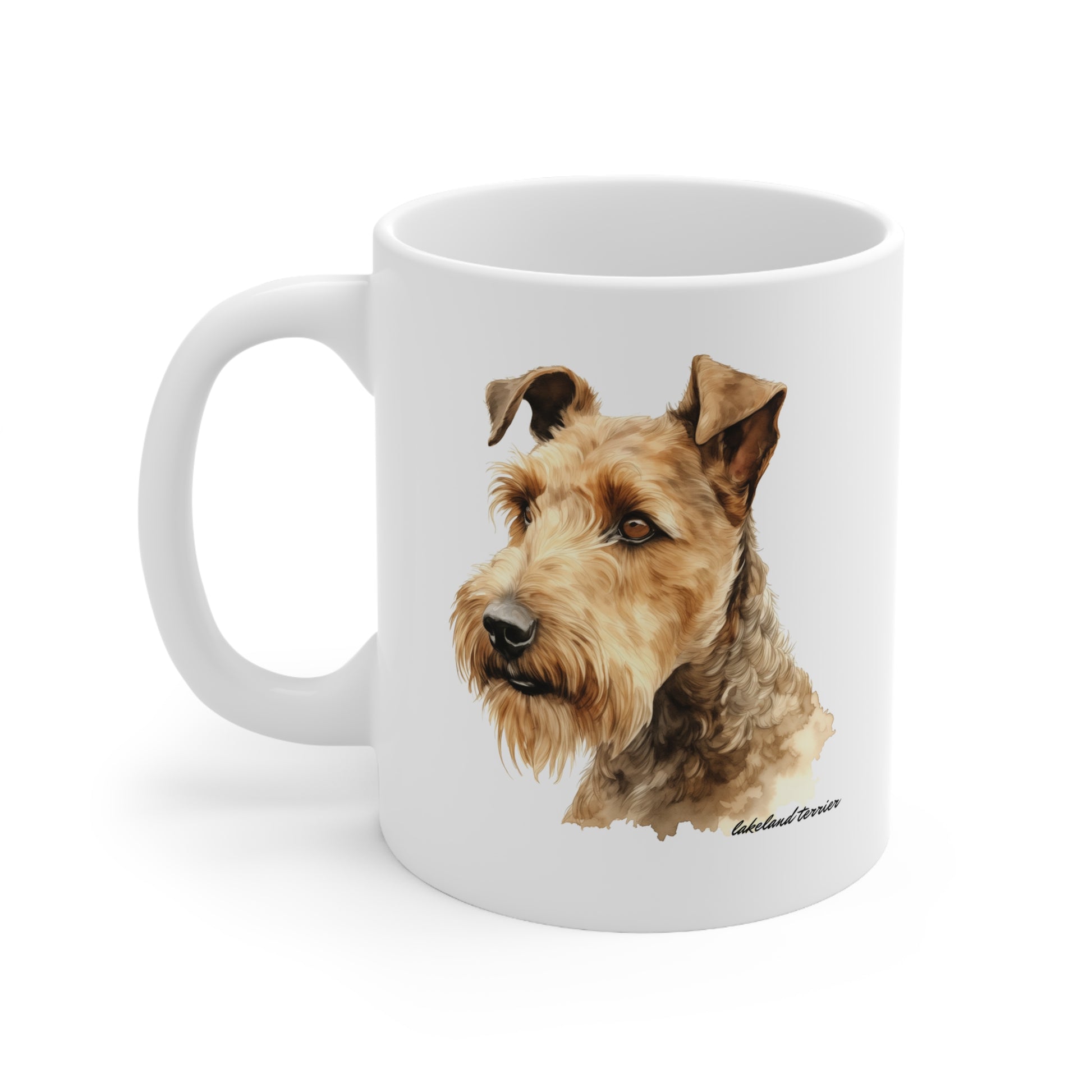 Cute Lakeland Terrier White Mug