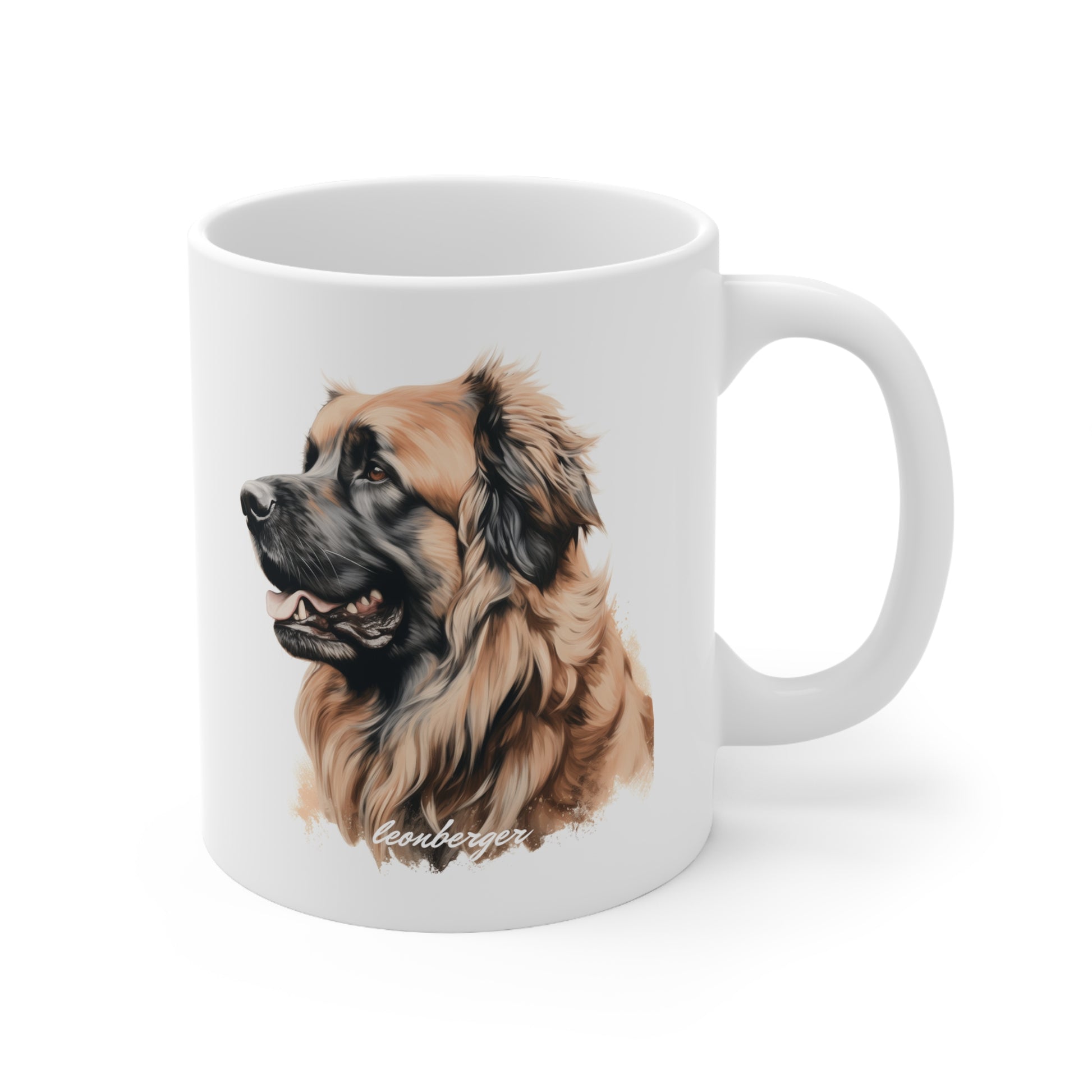 Beautiful Leonberger Printed on a White Mug