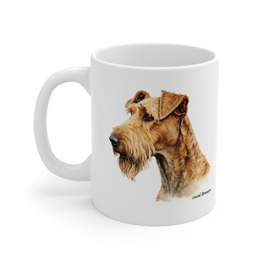 Irish  Terrier White Mug