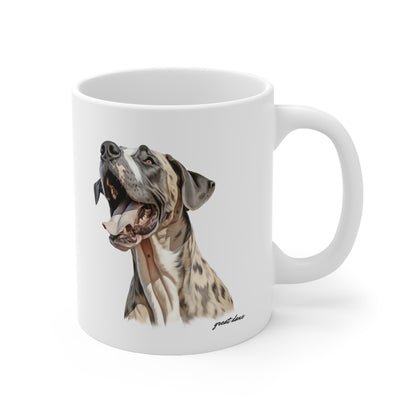 Beautiful Great Dane White Mug Print