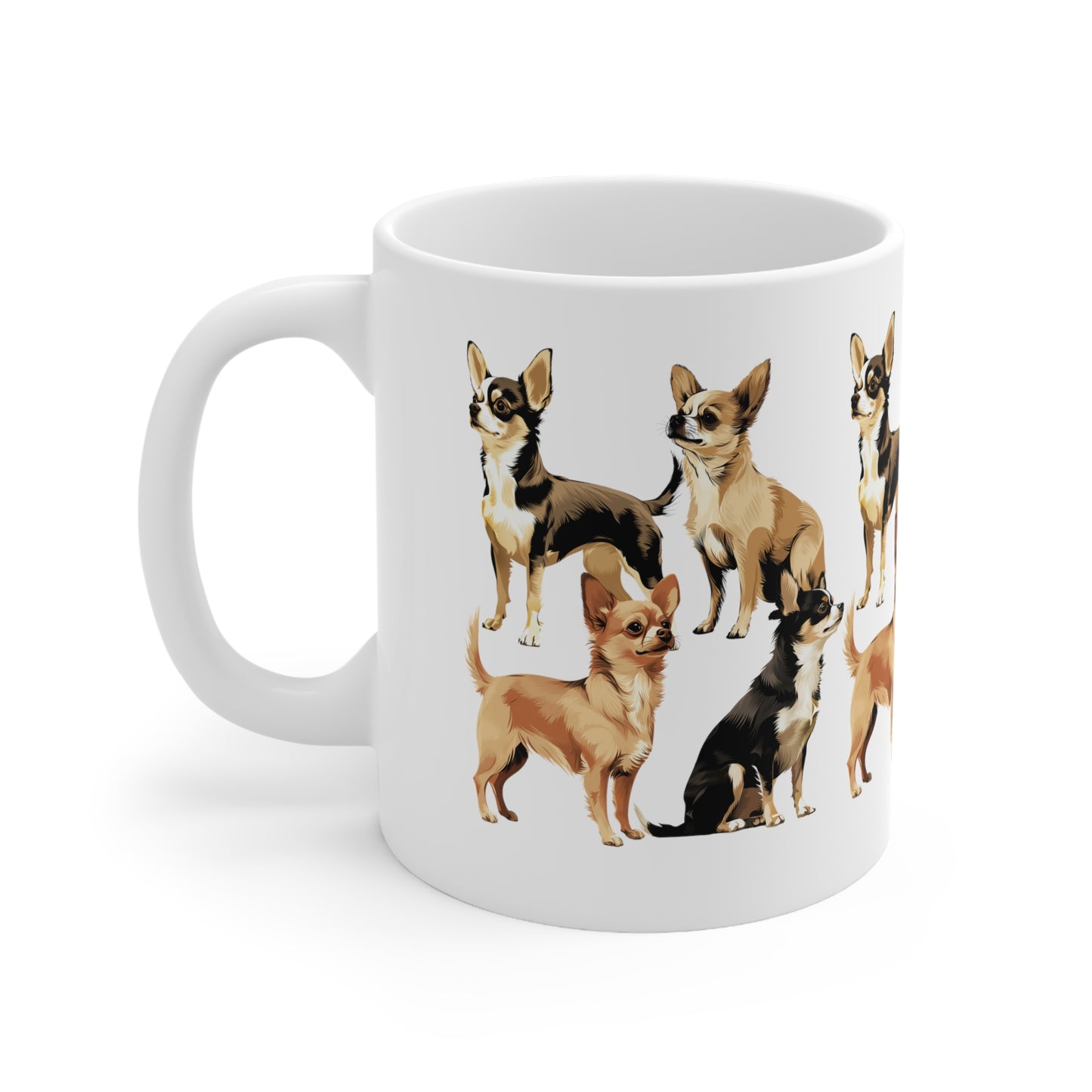 Cute Chihuahua White Multi Mug