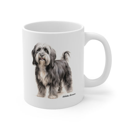 Cute Tibetan Terrier Mug Design Printed