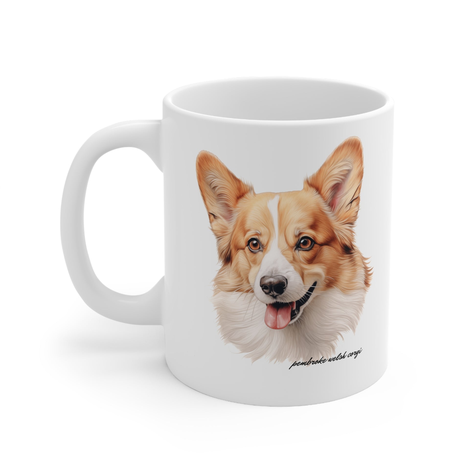 Cute Pembroke Welsh Corgi Printed on a Mug