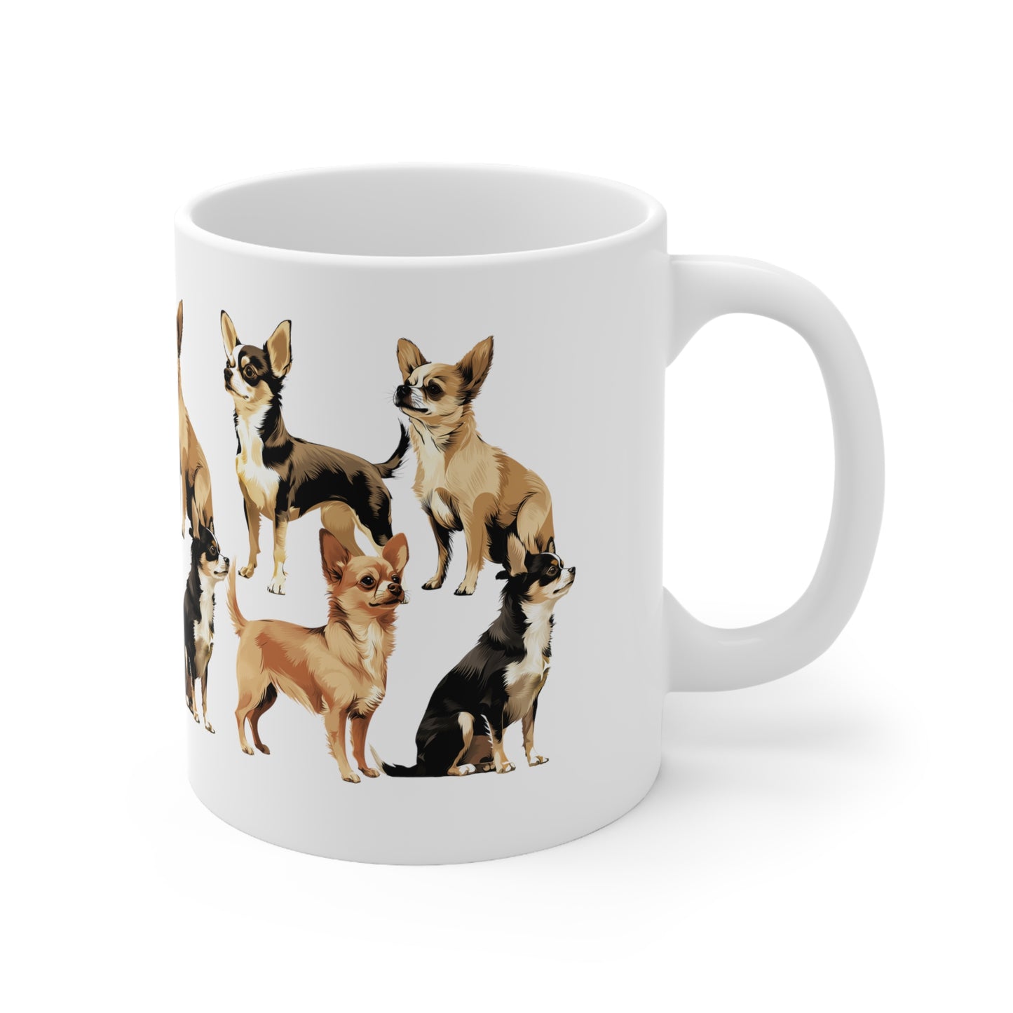 Cute Chihuahua White Multi Mug