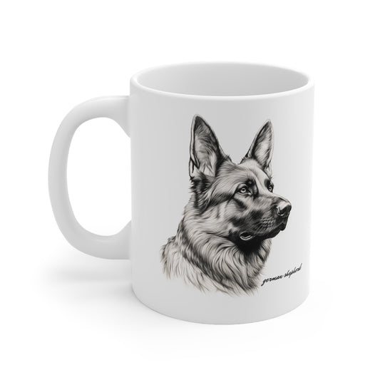 German Shepherd Mug Print