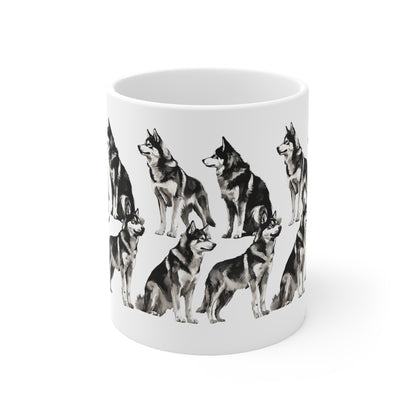 Beautiful Siberian Husky Mug Print