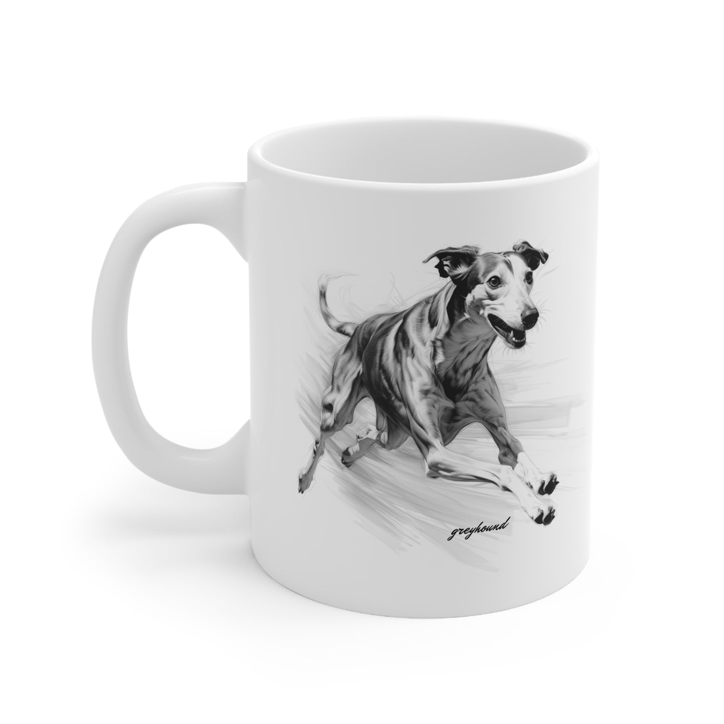 Beautiful Greyhound Mug Print