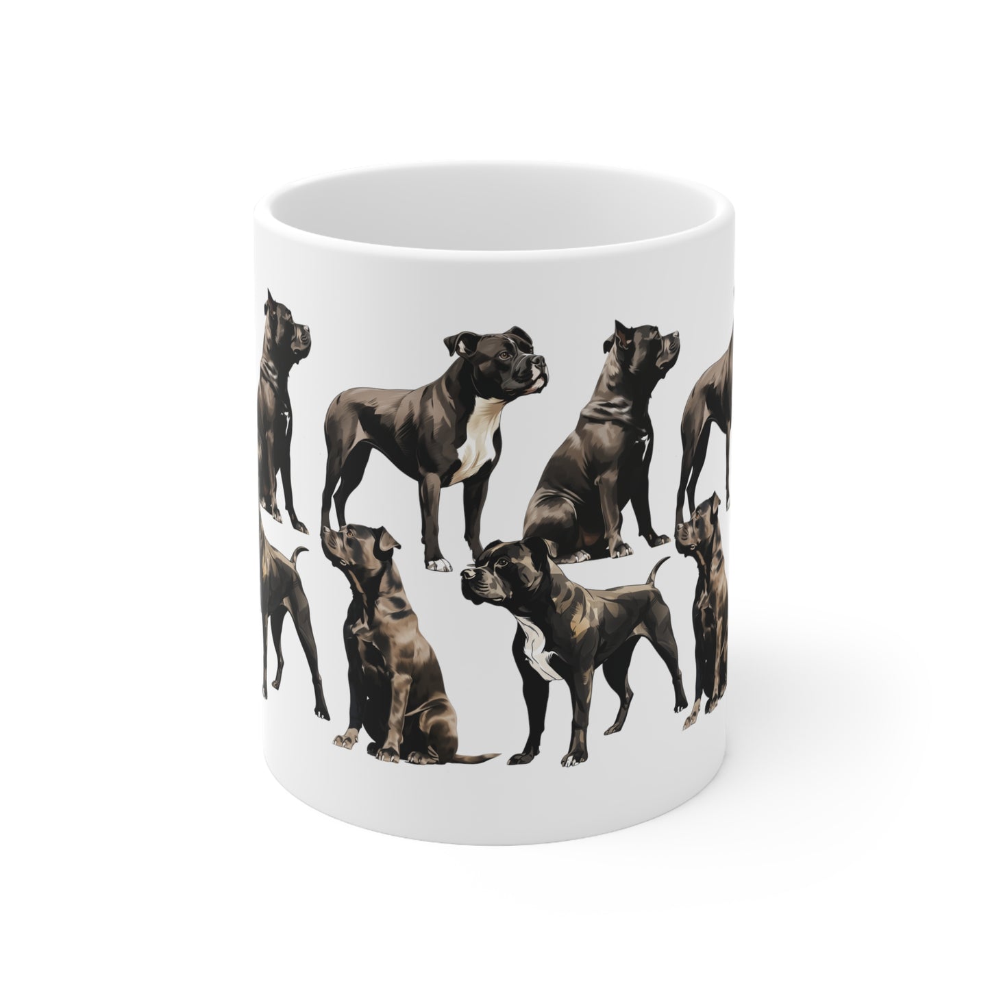 Beautiful Staffordshire Bull Terrier Mug Print