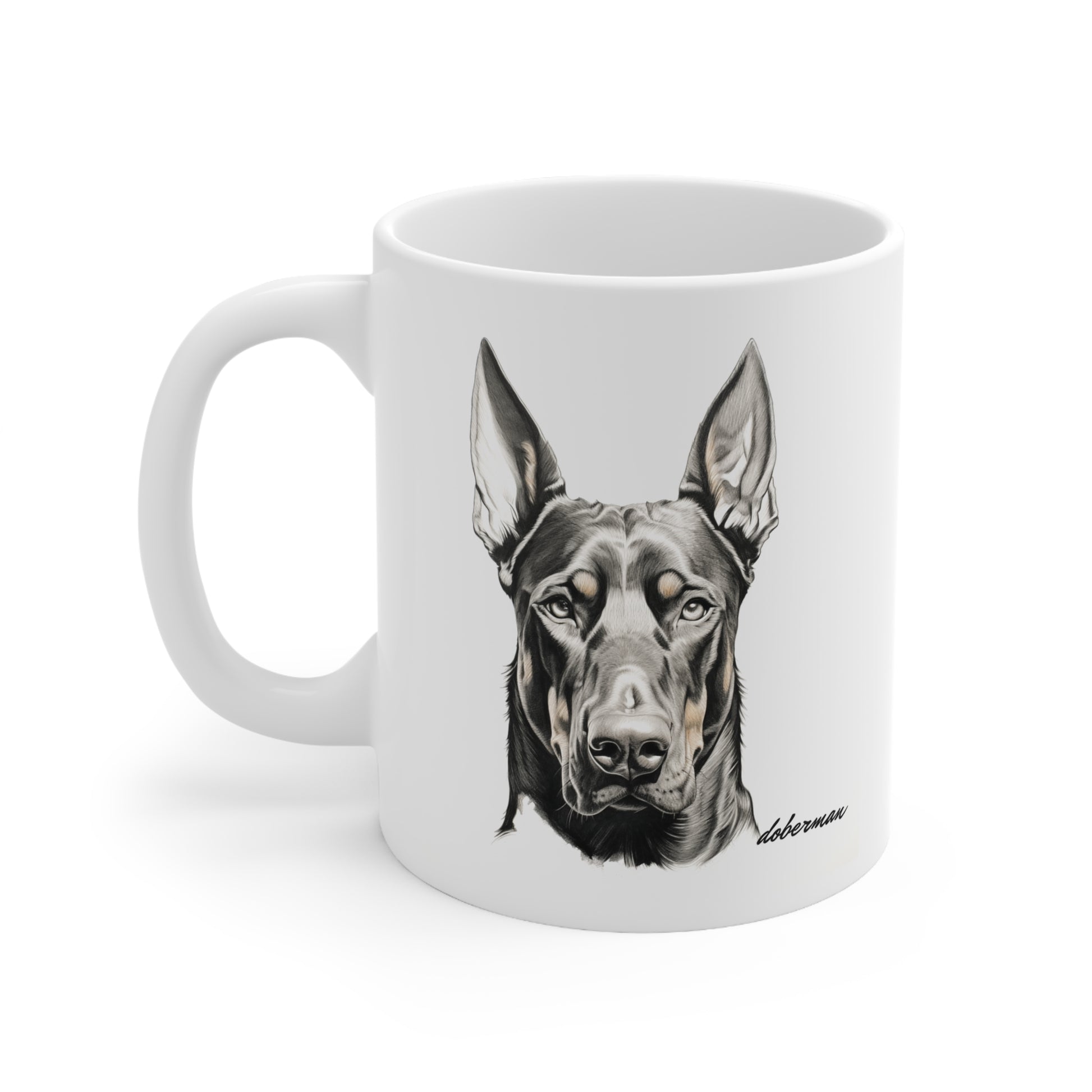 Stunning Doberman Dog Printed on Mug