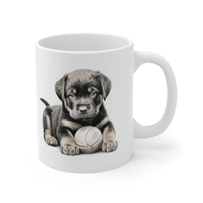 Rottweiler Printed Art on a Mug