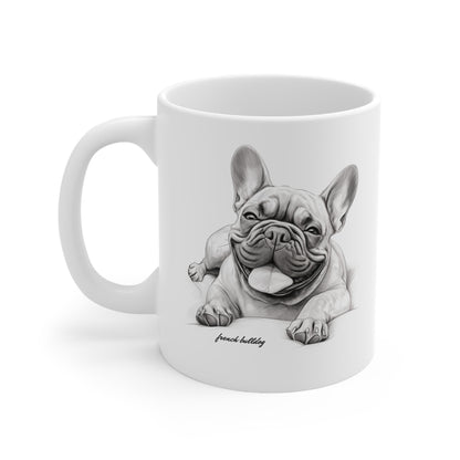 Cute French Bulldog Mug Print