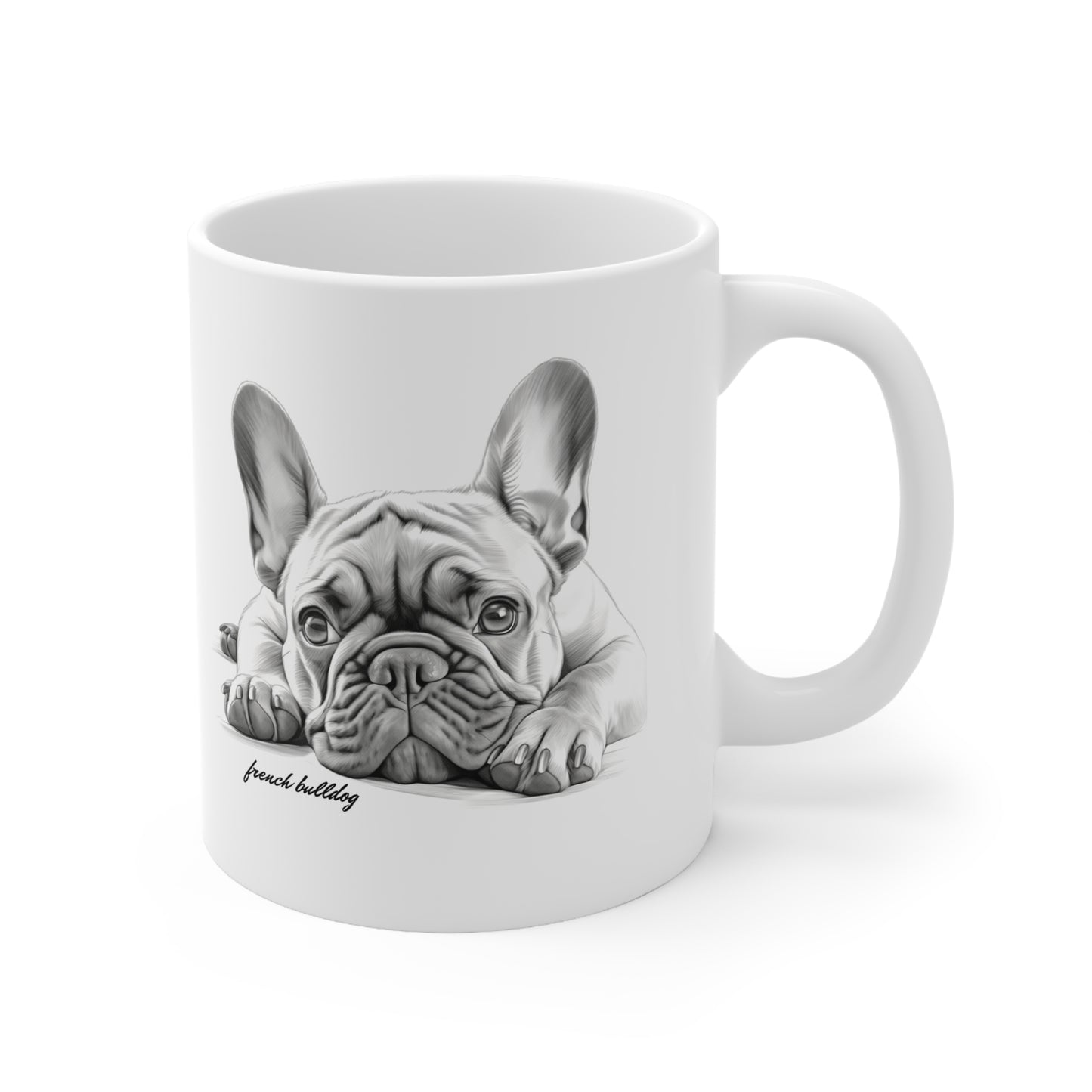 Cute French Bulldog Mug Print