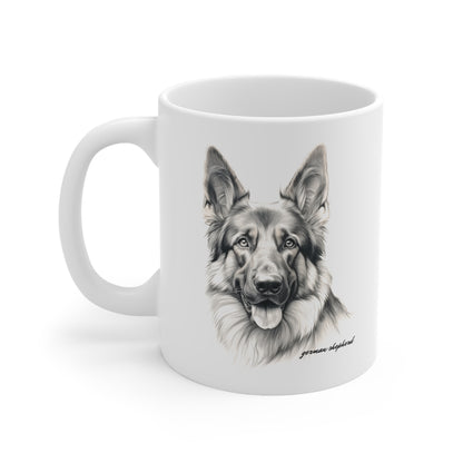 German Shepherd Mug Print