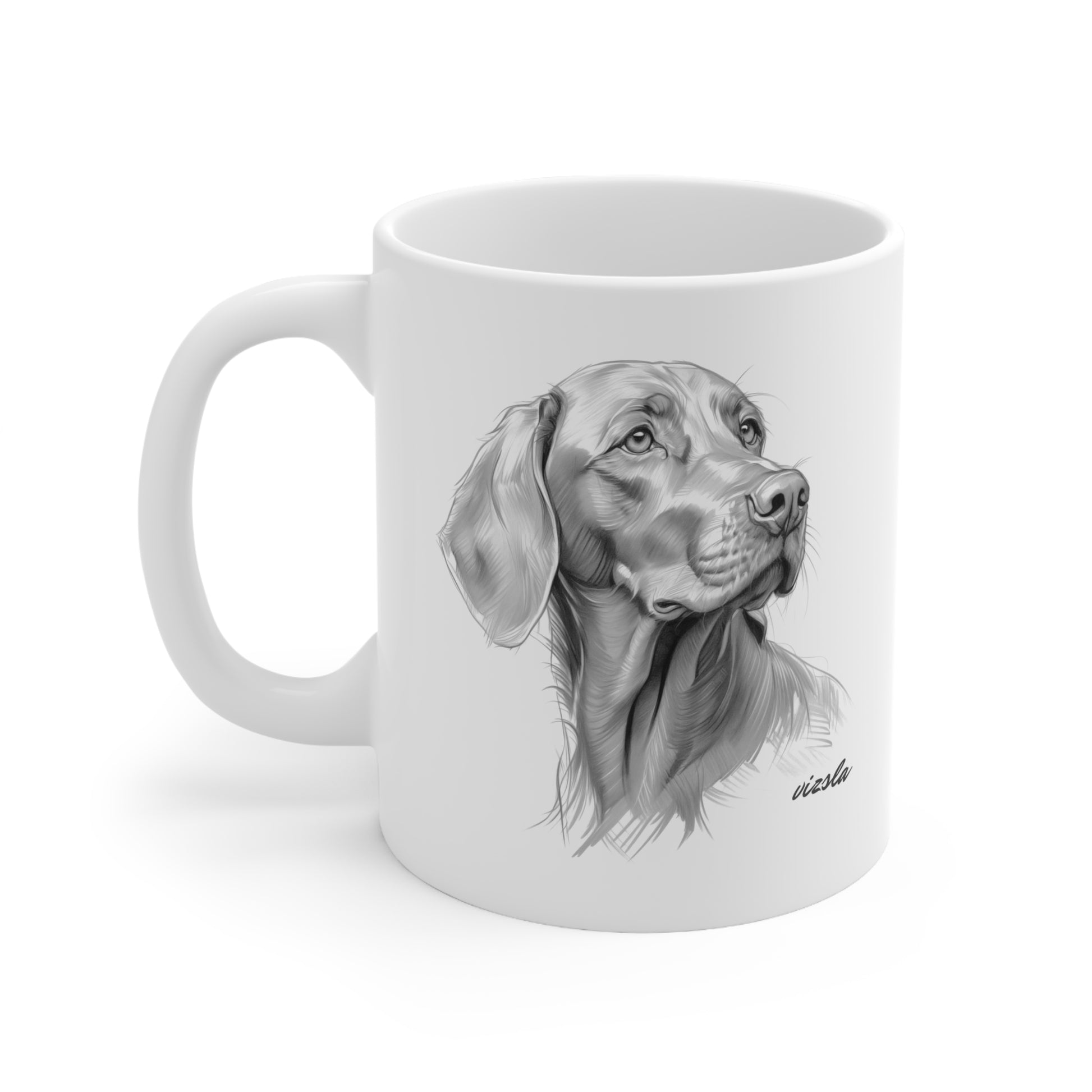 Beautiful Vizsla White Mug Present