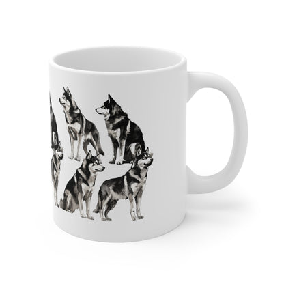 Beautiful Siberian Husky Mug Print