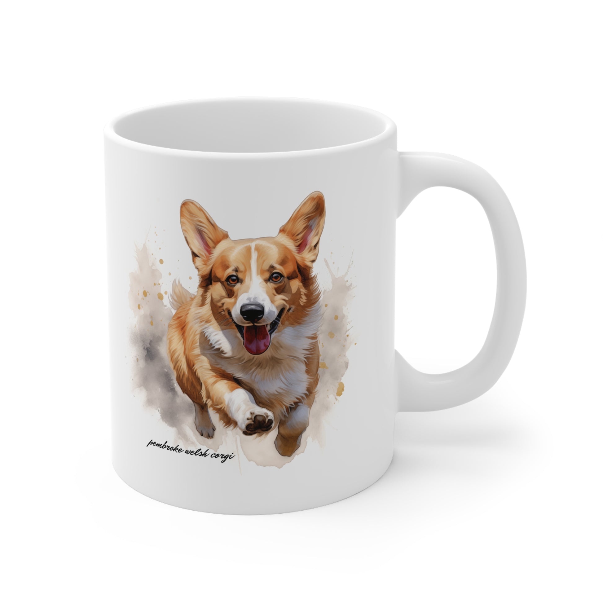 Cute Pembroke Welsh Corgi Printed on a Mug