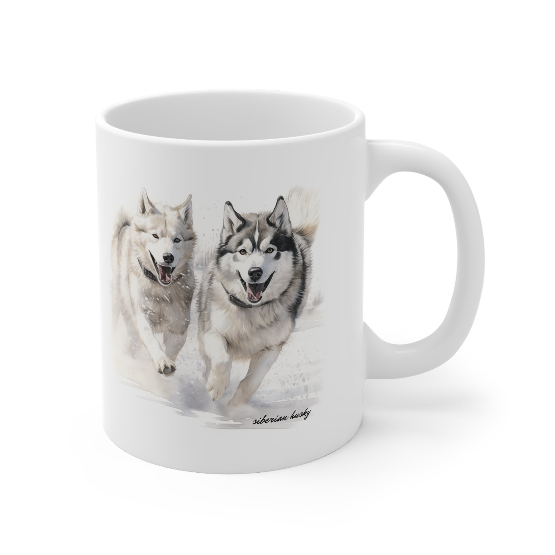 Beautiful Siberian Husky Mug Print