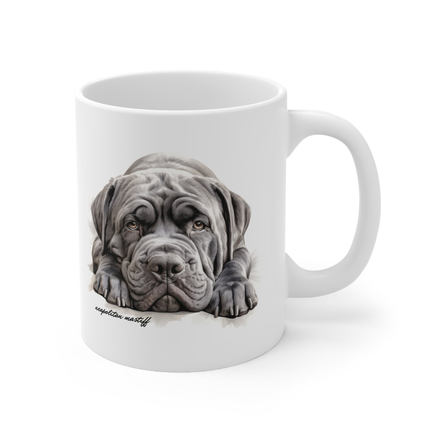 Beautiful Neapolitan Mastiff Printed on a Mug